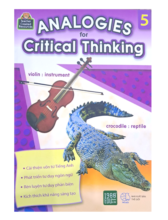 Sách - Analogies for Critical Thinking - Tập 5