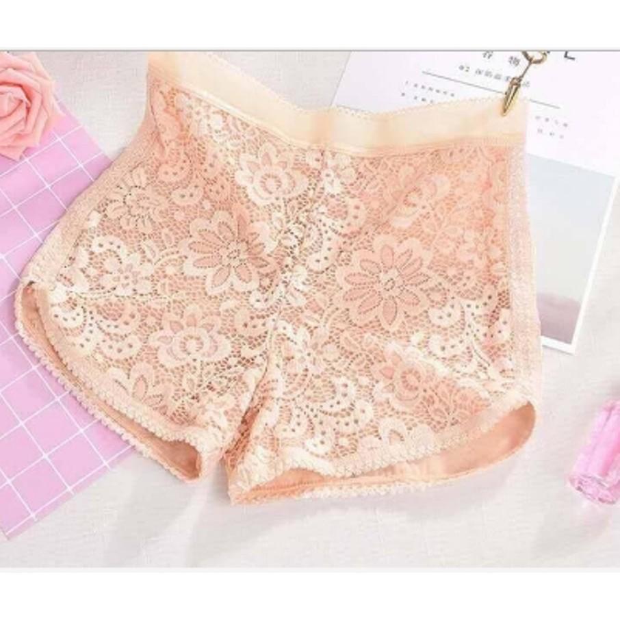 Quần đùi ren hoa cúc mặc trong váy free size loại 1