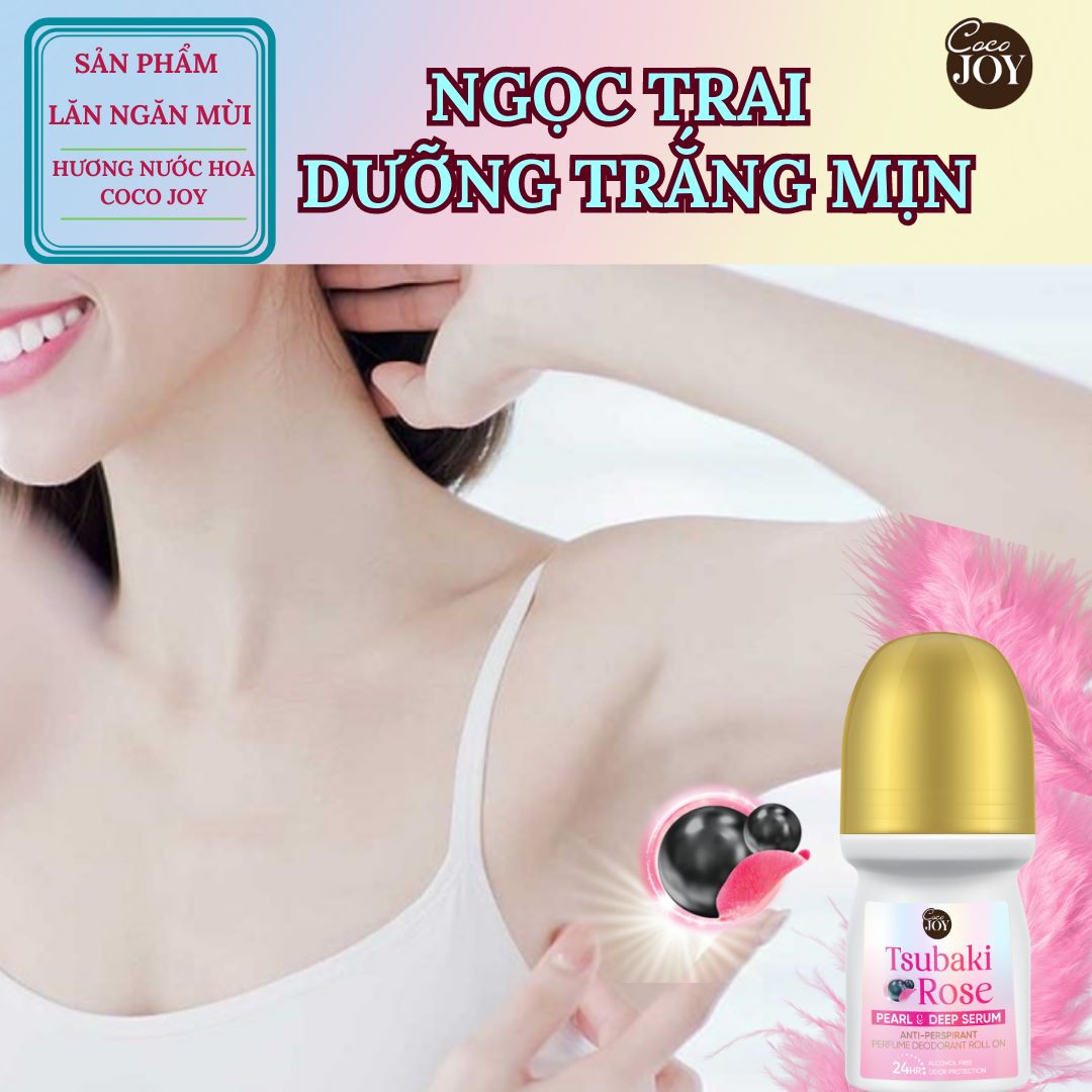 Lăn Khử Mùi Hương Nước Hoa  Rose 50ml - Coco Joy