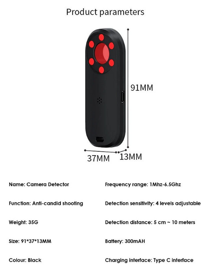 Máy Dò Tìm Camera Ẩn WIFI AK400 - Home and Garden