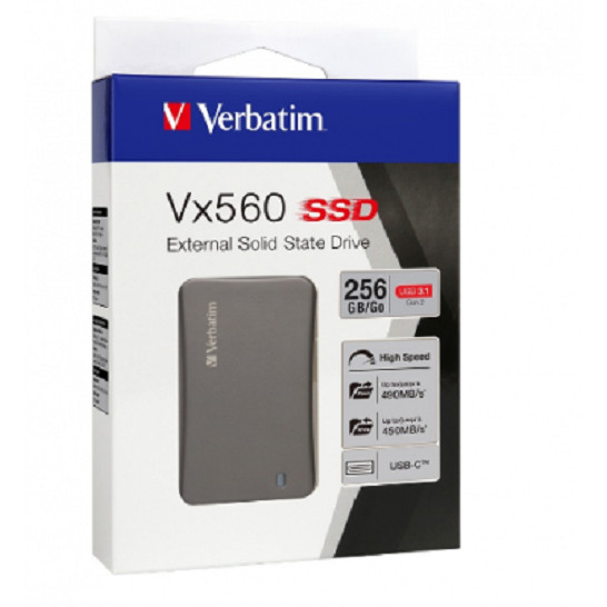 Hình ảnh Ổ cứng SSD di động Verbatim  VX560 256gb  - Hàng CHính Hãng