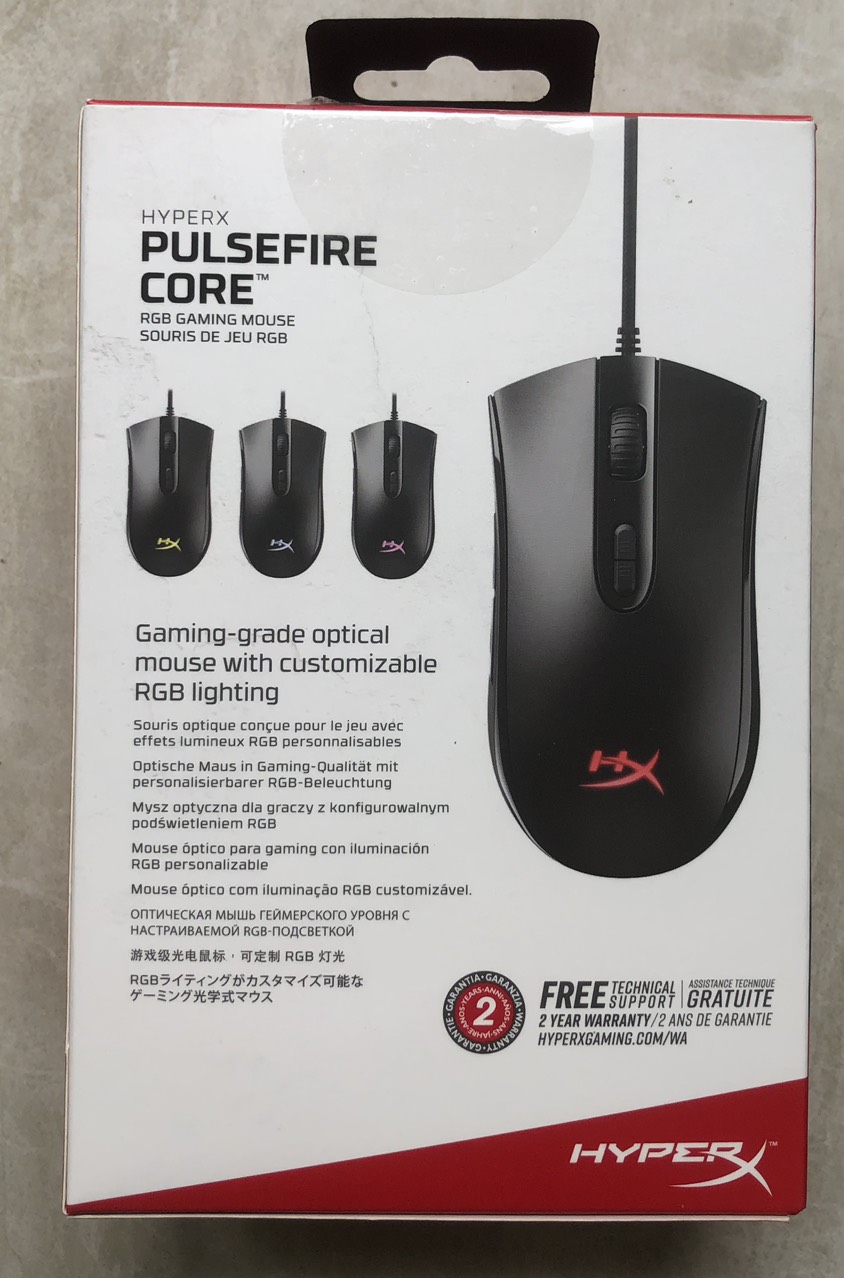 Dành cho Chuột gaming Hyperx Pulsefire Core