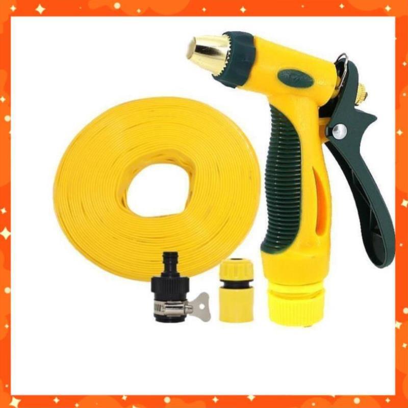 Bộ dây vòi xịt nước rửa xe,tưới cây tăng áp 3 lần 7-10m 206317