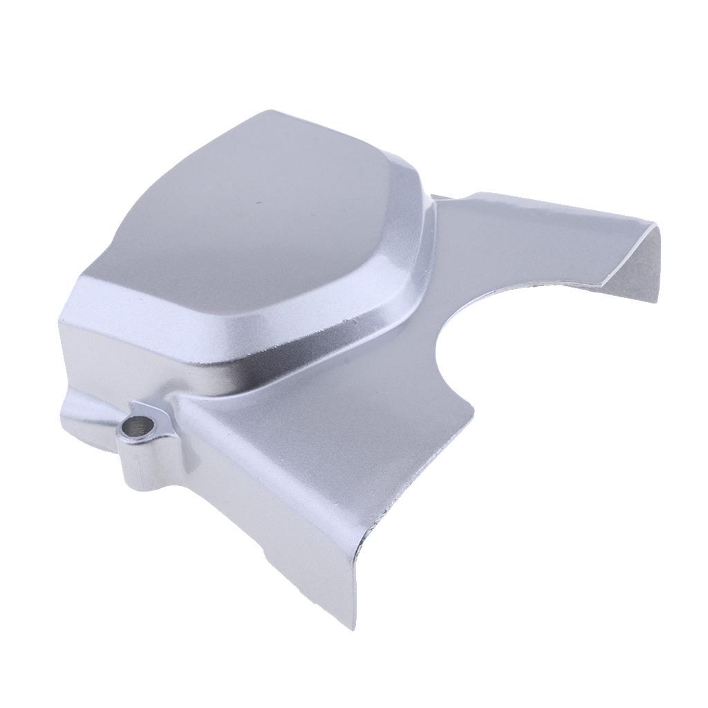Silver Motor Front Sprocket Chain Cover Case for 90cc 110cc 125cc Dirt Bike ATV
