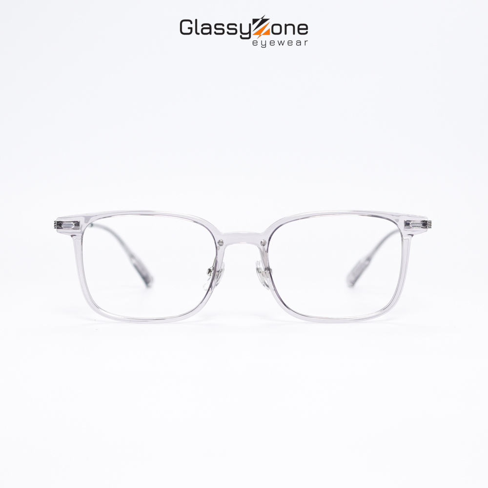 Gọng kính cận, Mắt kính giả cận nhựa dẻo Form chữ nhật Uniex Nam Nữ Aneurin - GlassyZone