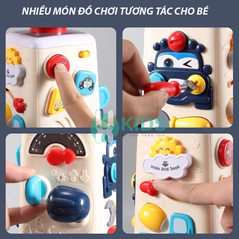 Đồ chơi cần cẩu vận động tay trẻ em, đồ chơi giáo dục sớm đa năng phát triển tư duy logic cho bé từ 6 tháng - 3 tuổi