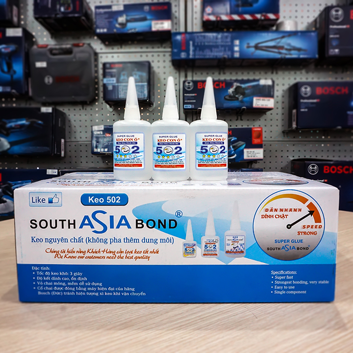 Keo 502 South Asia Bond con ó nước keo đặc biệt cao cấp 80ml