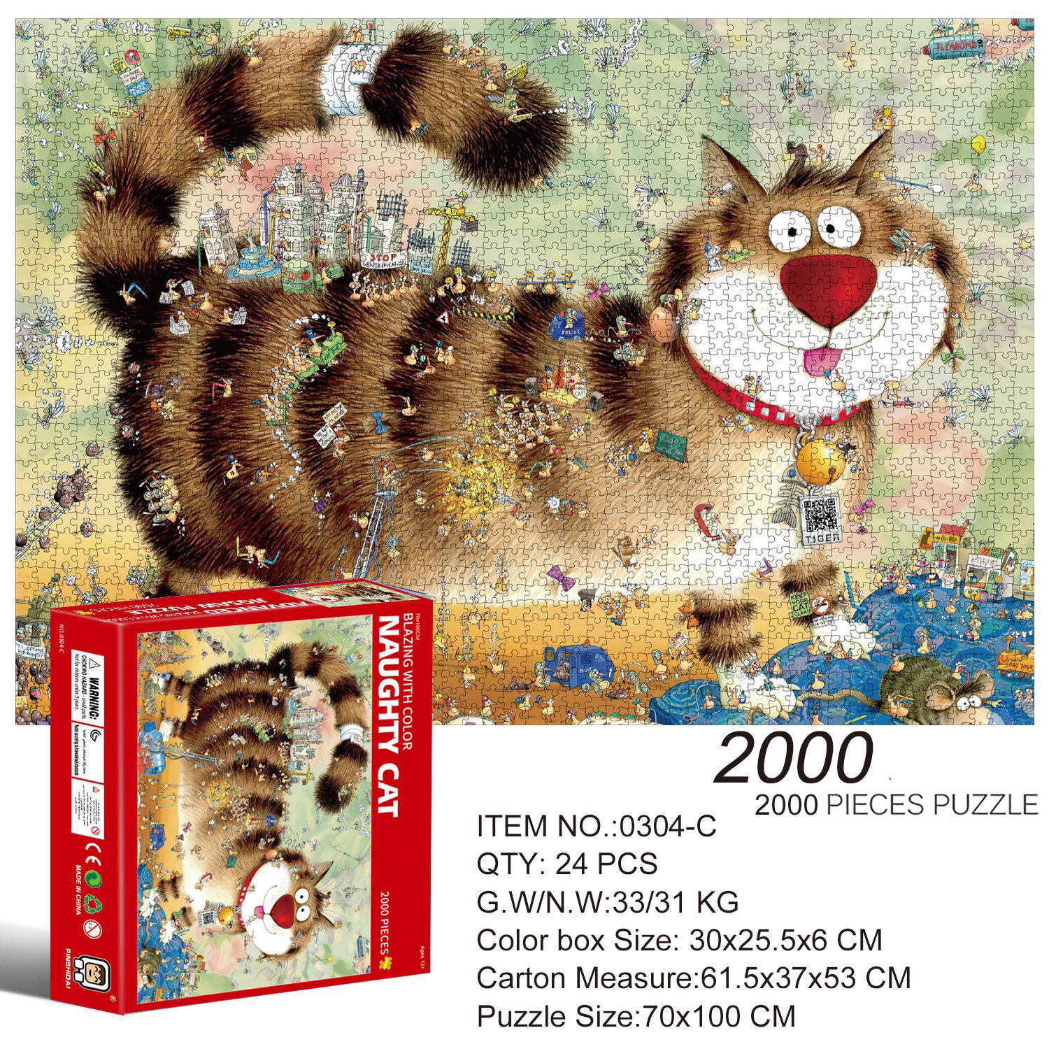 Bộ Tranh Ghép Xếp Hình 2000 Pcs Jigsaw Puzzle(70*100cm) Bản Cao Cấp Tổng Hợp Những Mẫu Hot Nhất