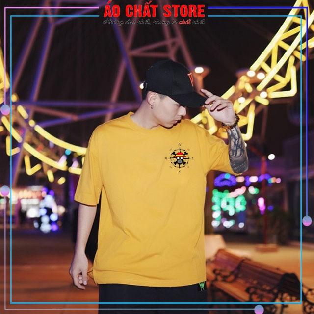 Áo thun One Piece tay lỡ unisex siêu chất | Áo Luffy tay lỡ form rộng đẹp AC4