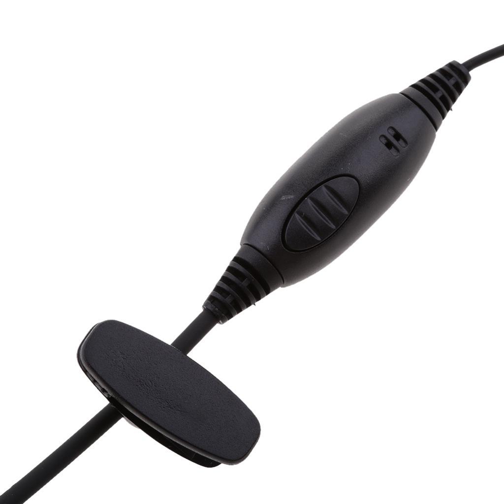 Earpiece Headset PTT Mic 2 PIN for Kenwood PUXING Baofeng Walkie Talkie