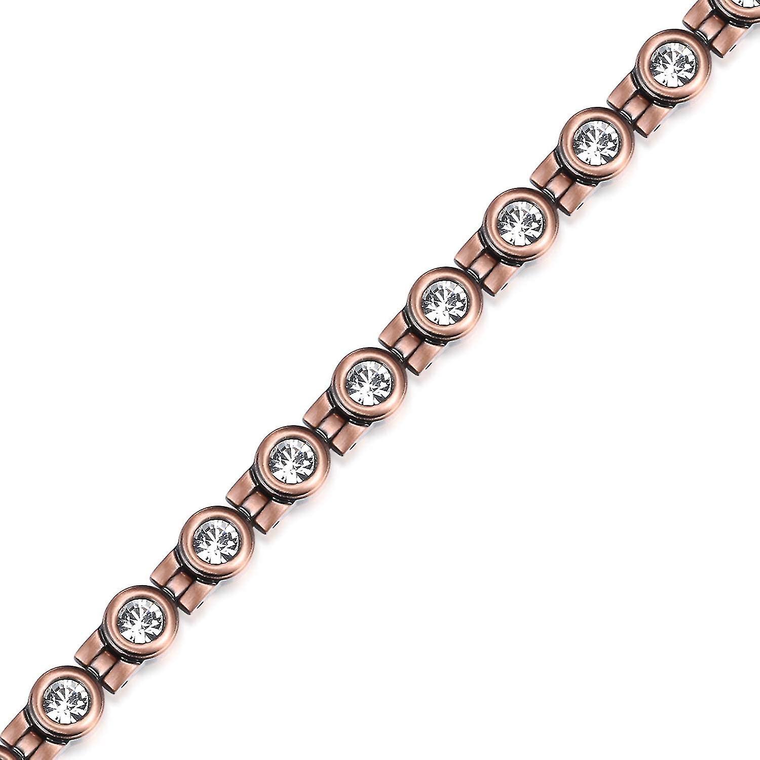 Vòng tay đồng cho chiếc vòng tay tinh thể thanh lịch phụ nữ