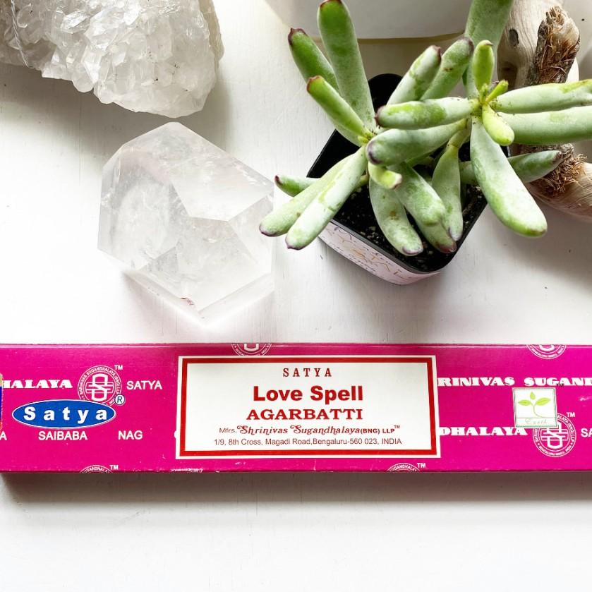 Thanh Hương Tình Yêu (Love Spell - SATYA Incense) Thu Hút Tình Yêu & Vận May l XÔ THƠM THANH TẨY