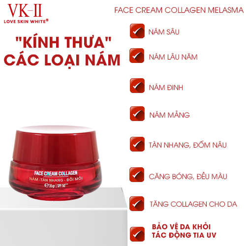 Kem Ngừa Nám - Tàn Nhang - Đồi Mồi VK II 35g