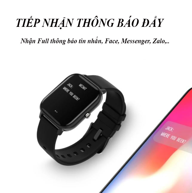 Đồng Hồ Thông Minh Smartwatch T54 IP67 Chống Nước Nhịp Tim Theo Dõi Giấc Ngủ