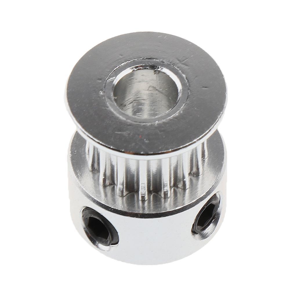 Set of 4 Mini Aluminum 16  Timing Belt Pulley Gear Sprocket Wheel 5mm Bore