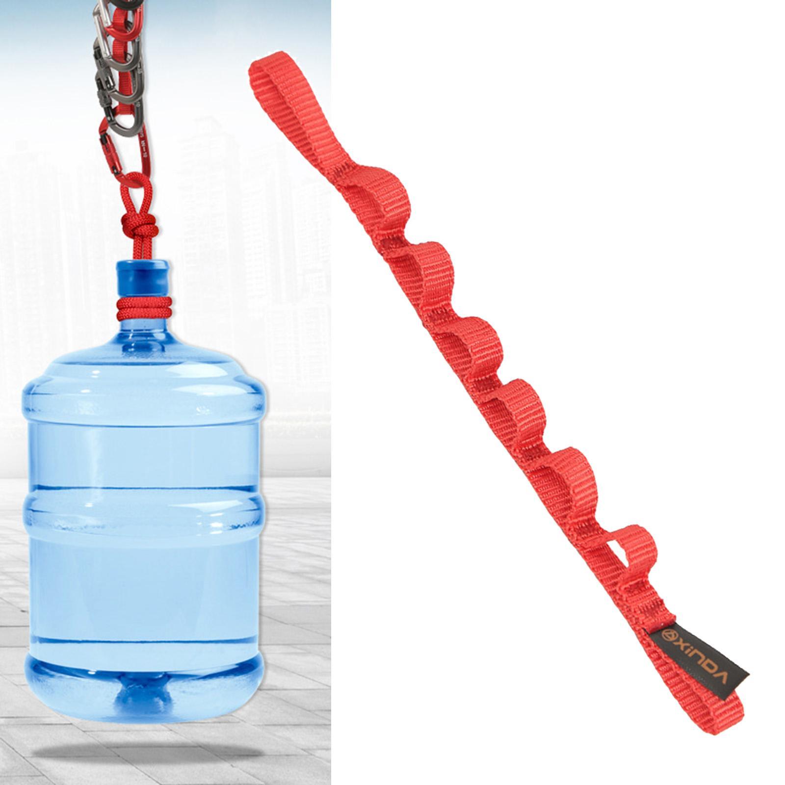 2-3pack Outdoor Climbing Daisy Chain Rope Sling Strap Rappelling Downhill Red