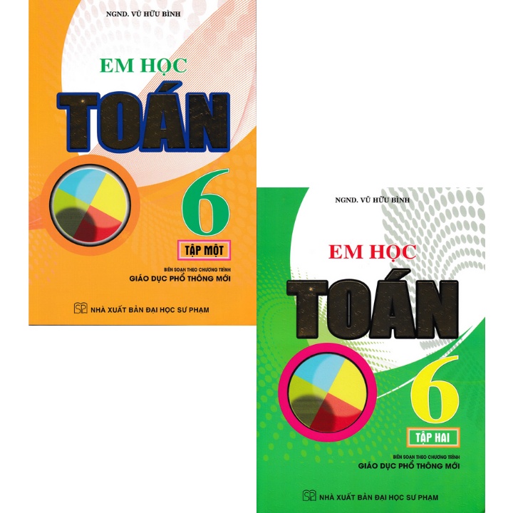 Sách - Combo Em Học Toán 6 - Tập 1+2