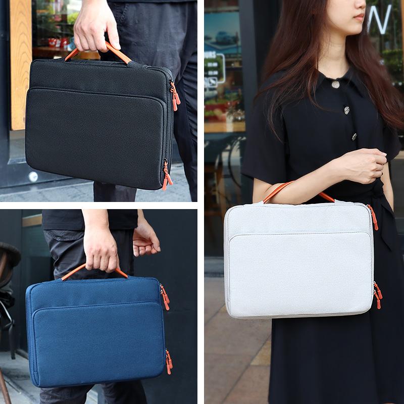 Phụ Nữ Túi Laptop Di Động Chống Sốc Tay Dành Cho Pro 13 14 15 Macbook Air 15.6 Inch Hp Dell Xiaomi Ipad máy Tính Laptop