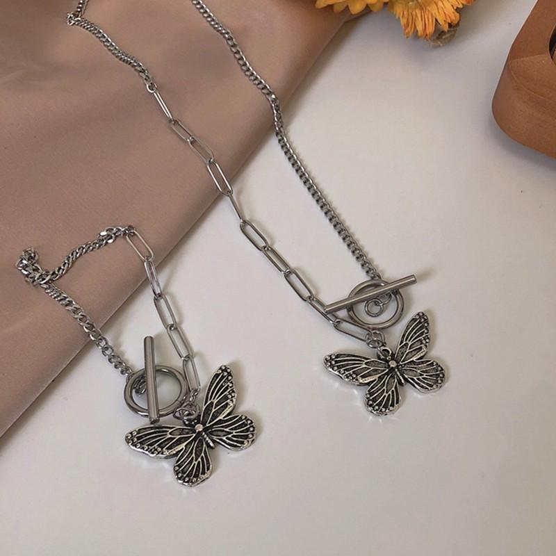 Vòng Tay/ Dây Chuyền Hình Bướm Phong Cách Cổ Điển Cho Nữ