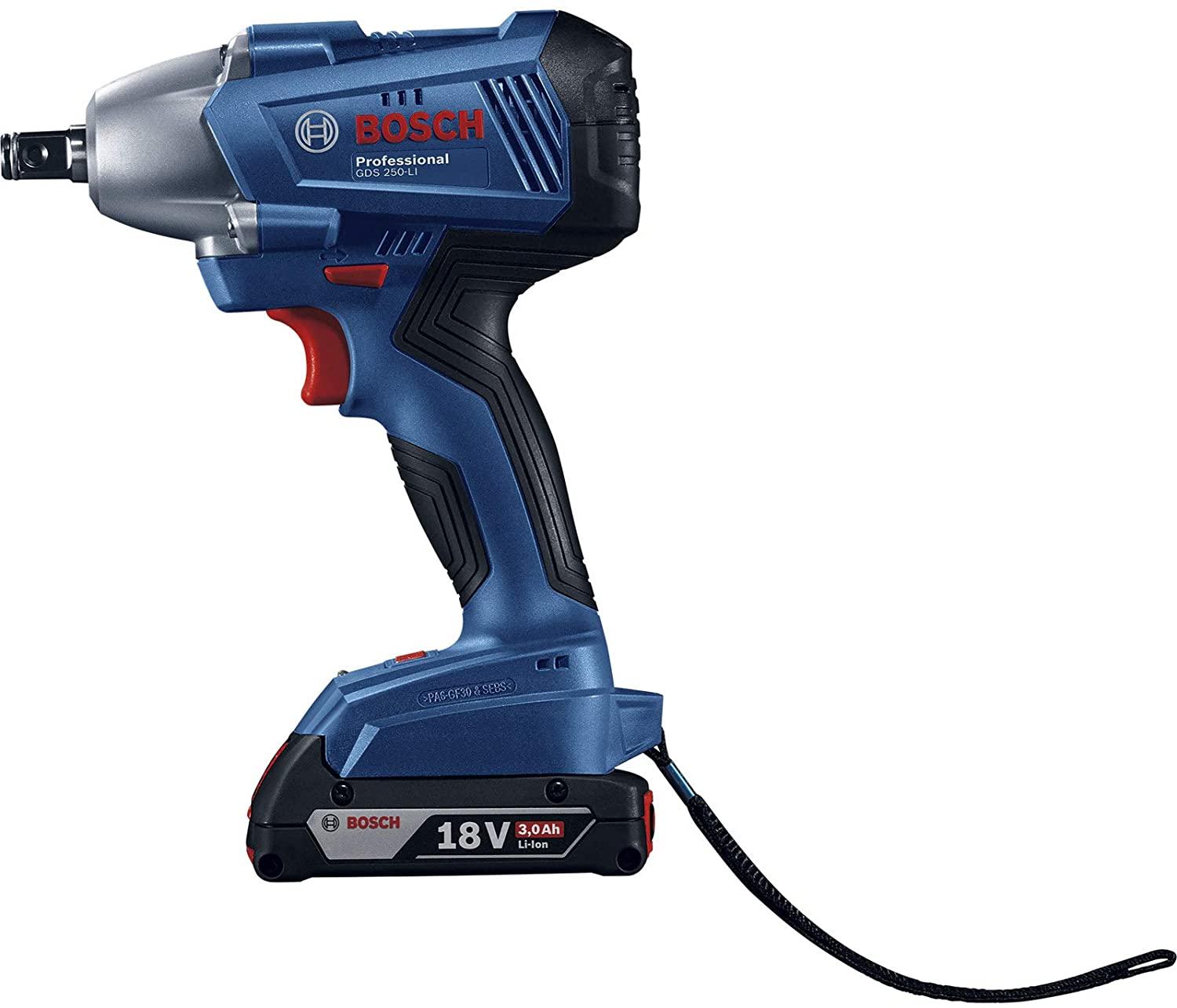 MÁY BẮT ỐC ĐỘNG LỰC PIN 18V 250N.M BOSCH GDS 250-LI - HÀNG CHÍNH HÃNG