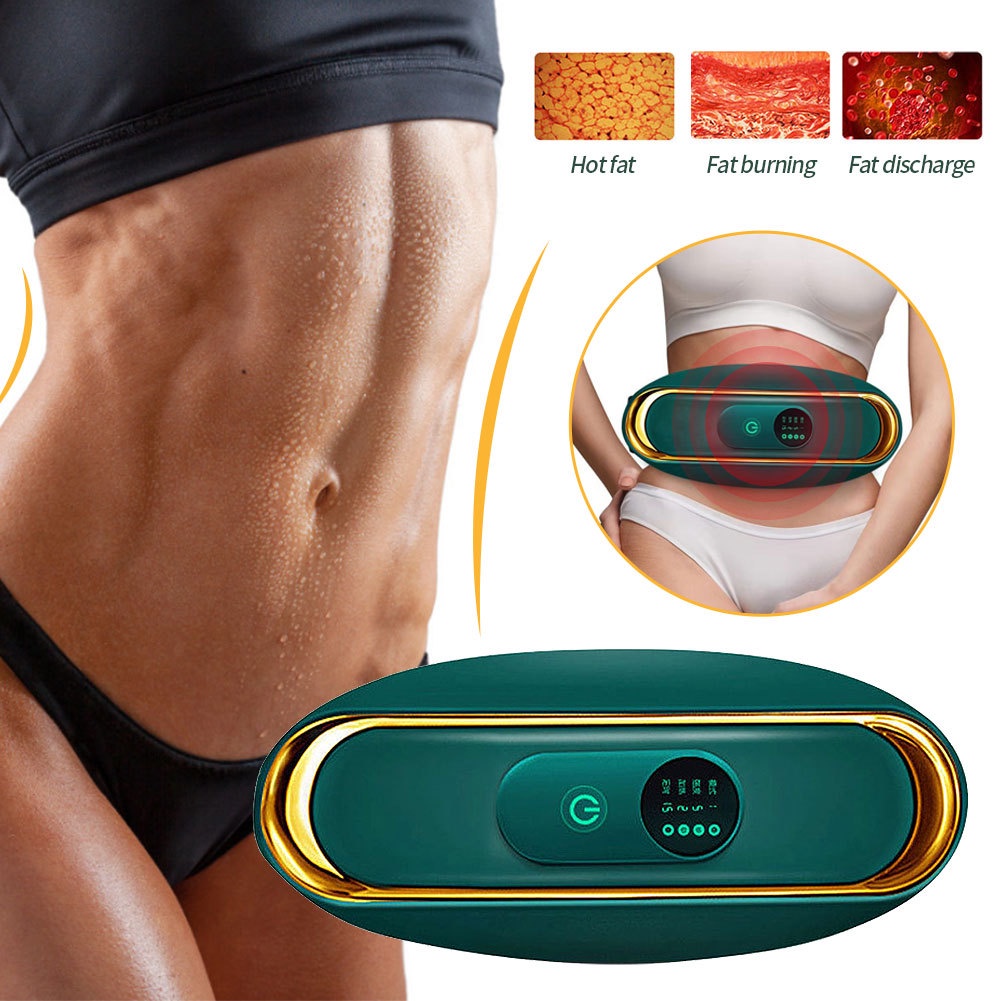 Đai massage bụng MX8, Máy massage rung nóng vòng eo bụng và toàn thân hiệu quả