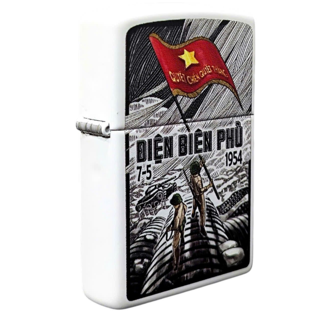 Zippo Kỷ Niệm Chiến Thắng Điện Biên Phủ 1954 – Bật Lửa Zippo Chính Hãng Sưu Tầm