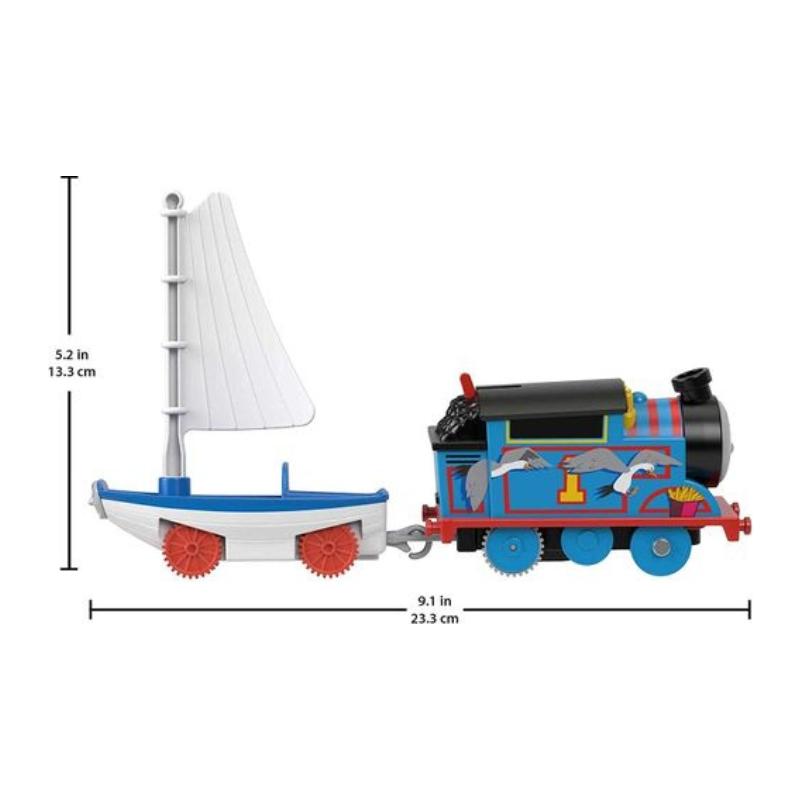 Đồ Chơi THOMAS FRIEND Mô Hình Thomas Kéo Thuyền Qua Cây Cầu Nâng HGX65