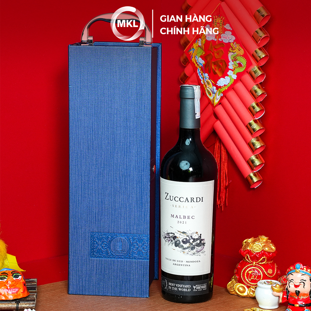 Rượu Vang Đỏ Zuccardi Serie A Malbec 750ml 14.5% Argentina (Hộp cao câp đơn xanh không phụ kiện) - HÀNG CHÍNH HÃNG