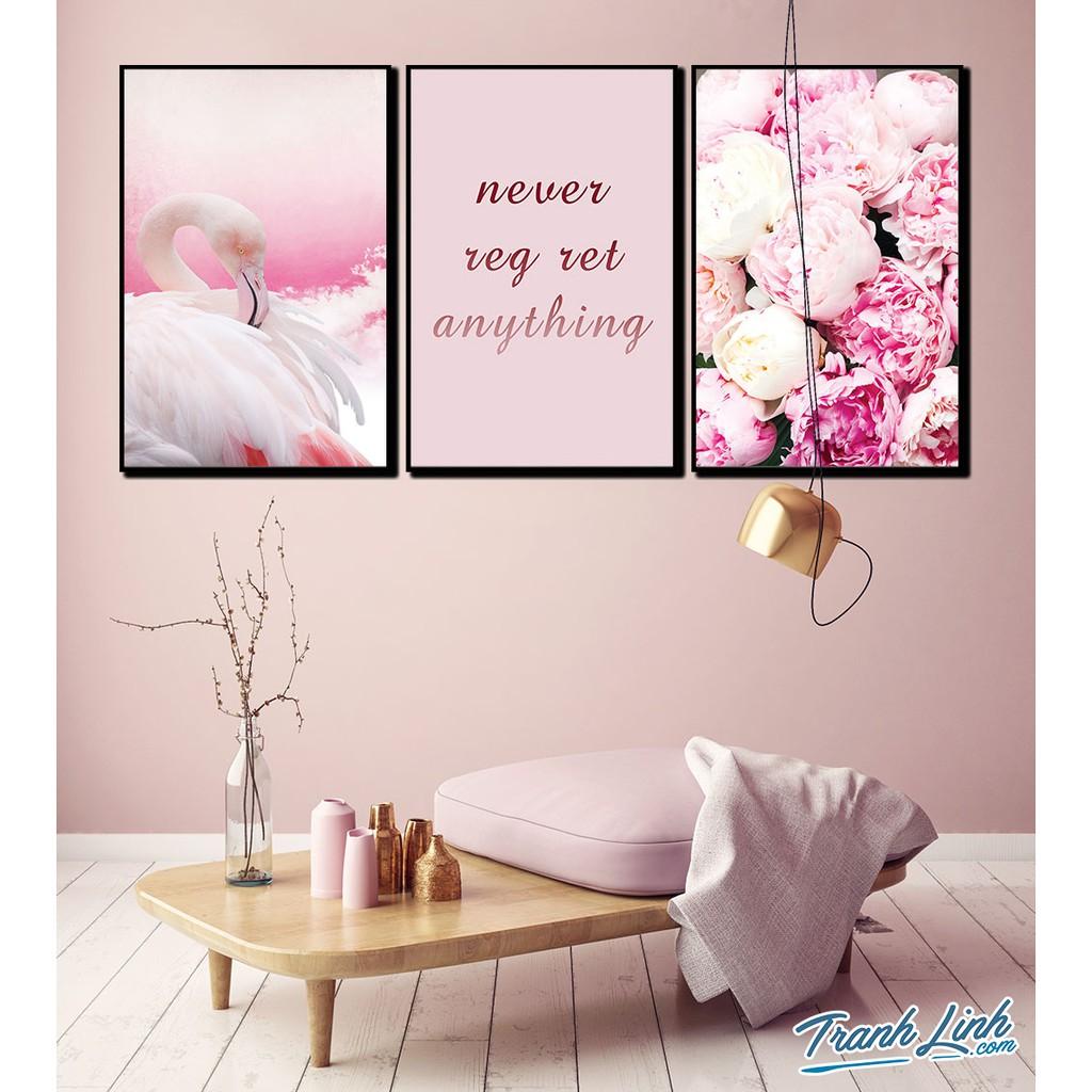 Bộ 3 Tranh Canvas Treo Tường Trang Trí Nghệ Thuật
