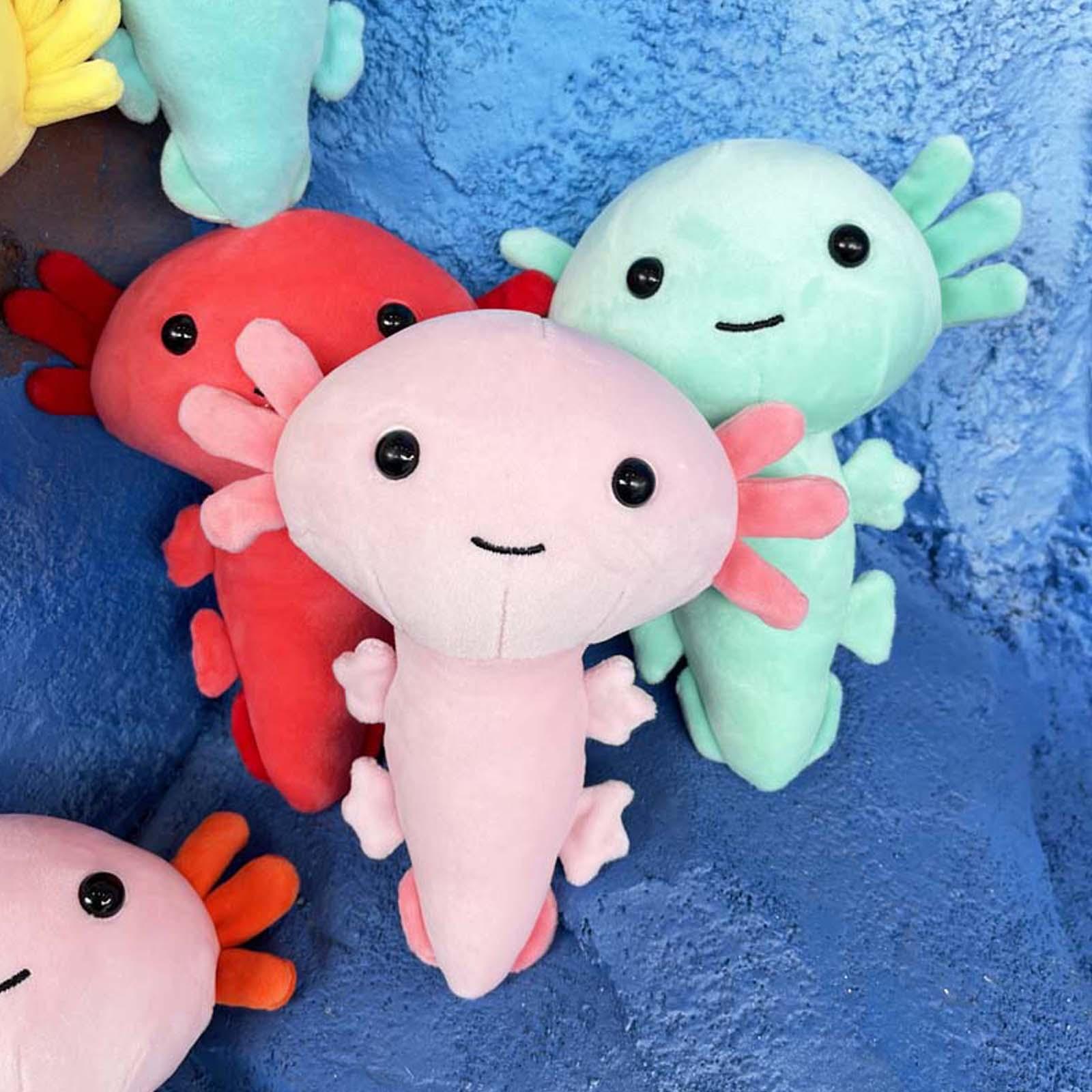 Động Vật Dễ Thương Axolotl Sang Trọng Búp Bê Kawaii Nhồi Bông Gối Bộ Đồ Chơi Động Vật Cho Trẻ Em Birthdy Giáng Sinh Sinh Nhật Quà Tặng Halloween