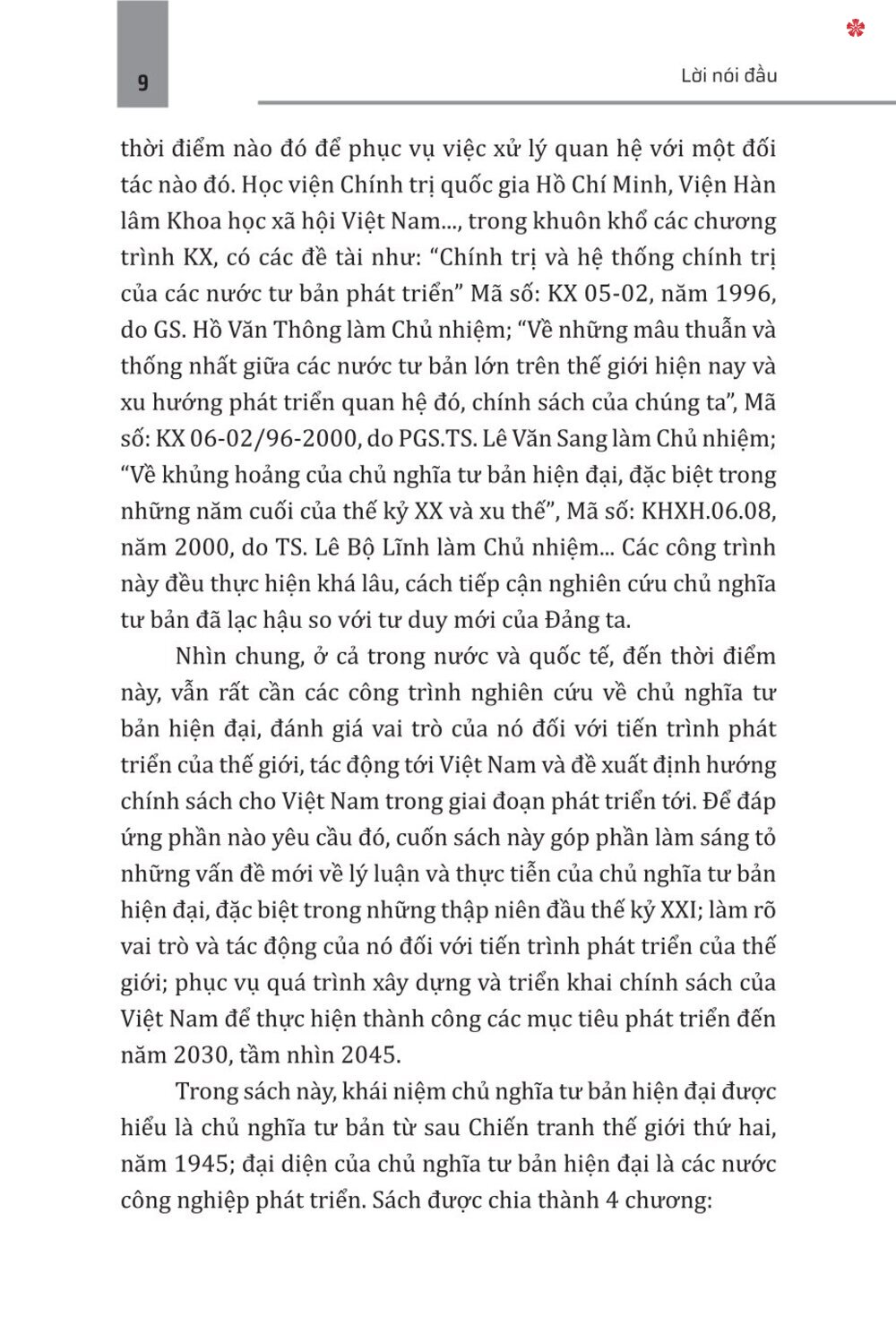 Chủ nghĩa tư bản hiện đại vai trò, tác động đến tiến trình phát triển và định hướng chính sách của Việt Nam - bản in 2025