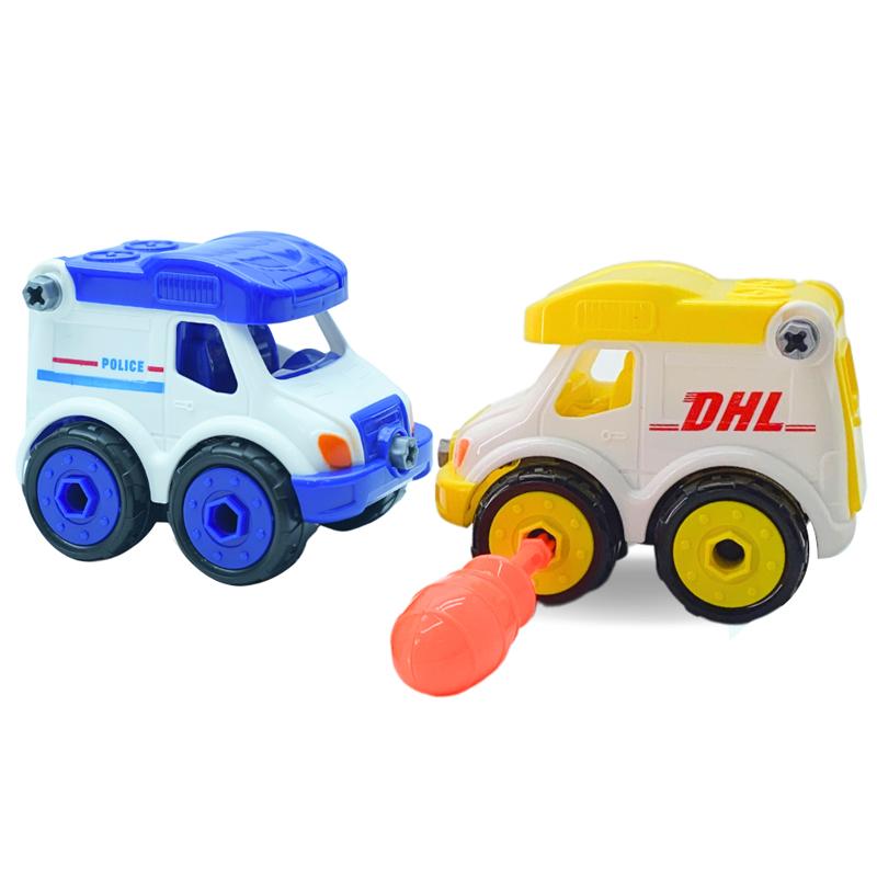 Bộ 2 Đồ Chơi Lắp Ráp Mô Hình Xe Cứu Thương, Cảnh Sát Hoặc Bưu Chính - LAToys LA368H-12