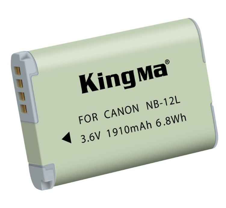 Combo pin sạc Kingma cho Canon NB-12L, Hàng chính hãng