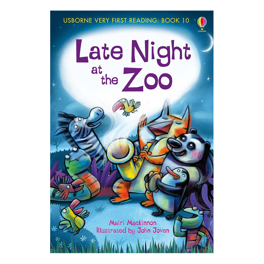 Sách thiếu nhi tiếng Anh - Usborne Very First Reading: 10. Late Night at the Zoo