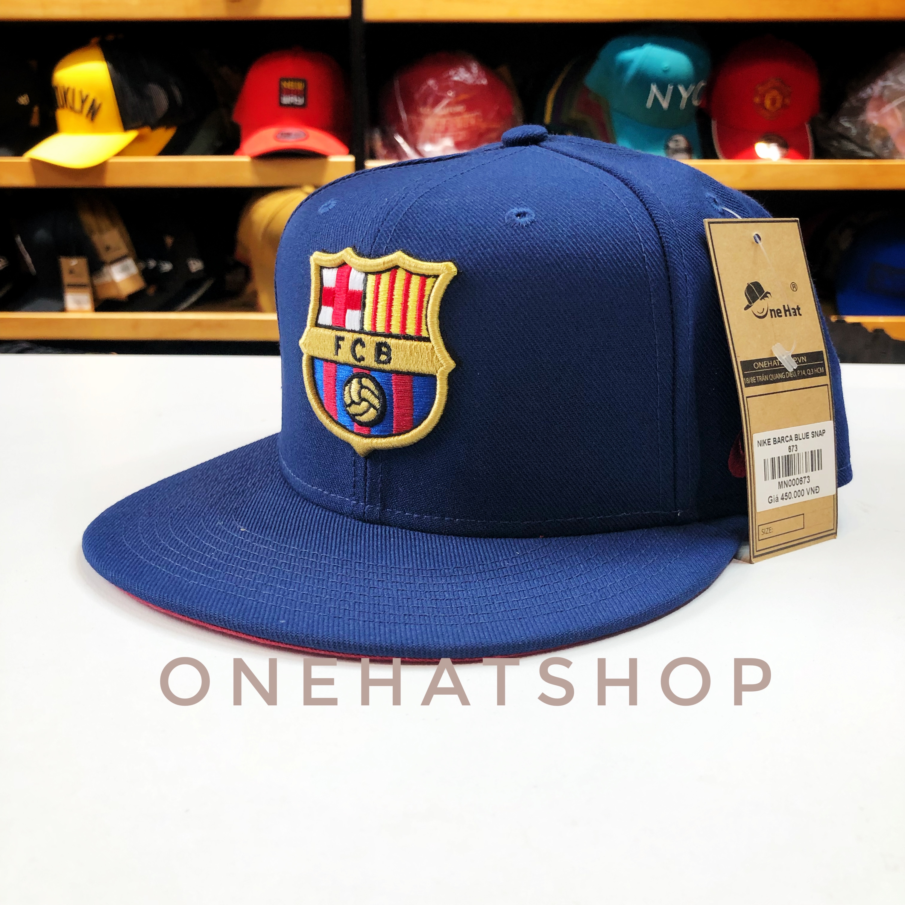 Nón Snapback CLB Barca Barcelona xịn