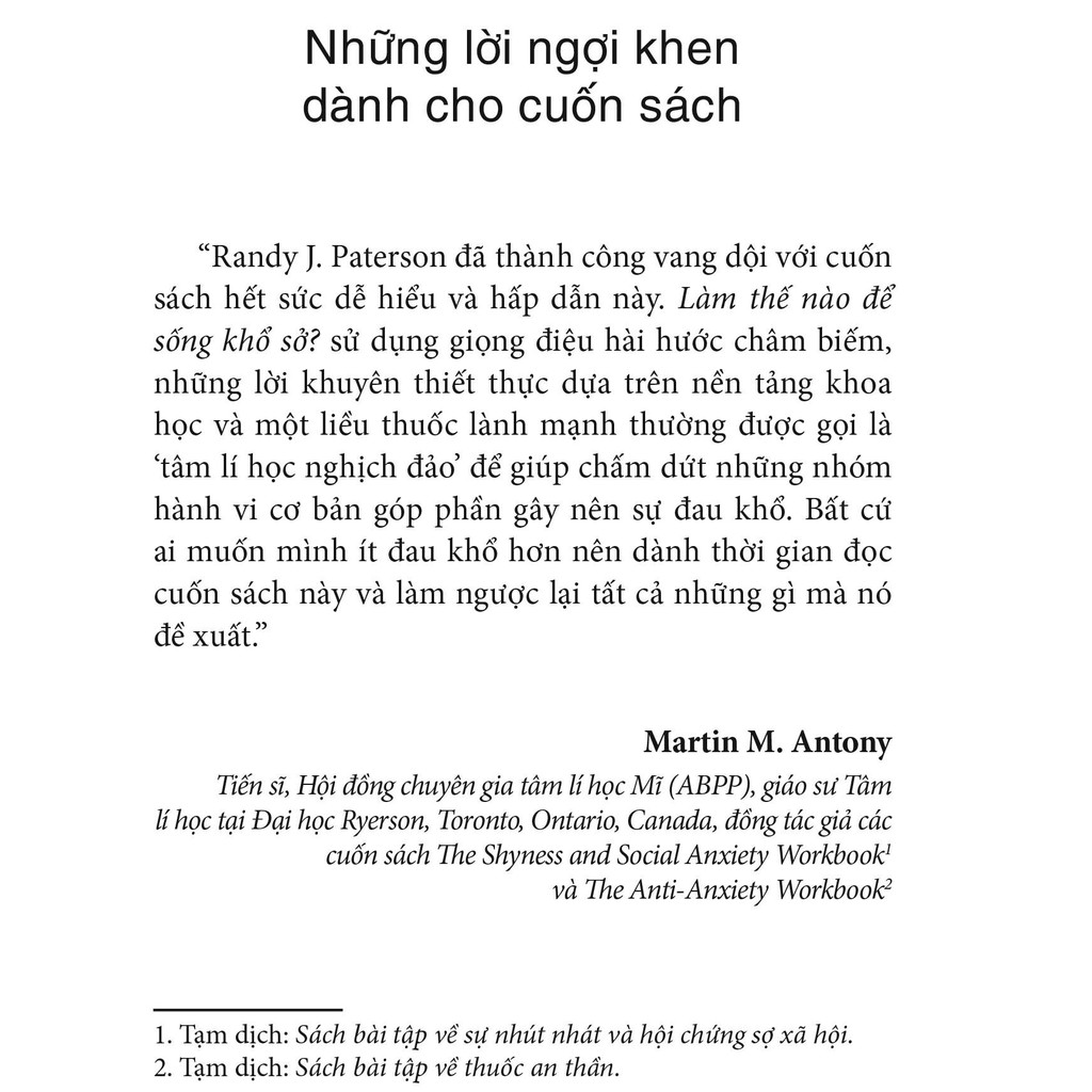 Sách- Làm Thế Nào Để Sống Khổ Sở? - Cẩm Nang Không Nên Làm Theo