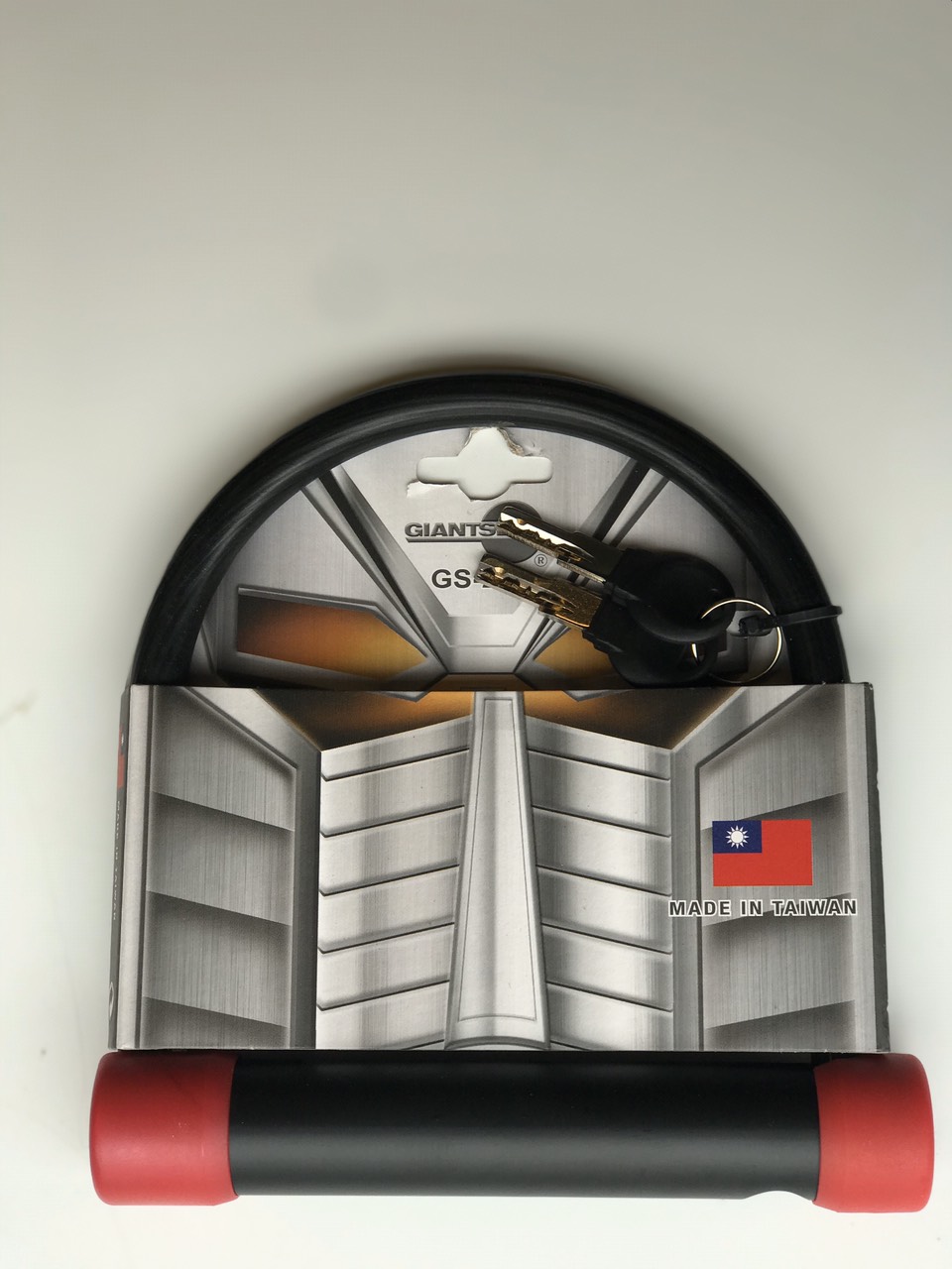 Khóa U chống trộm khóa bánh xe máy nhập khẩu Đài Loan GS210