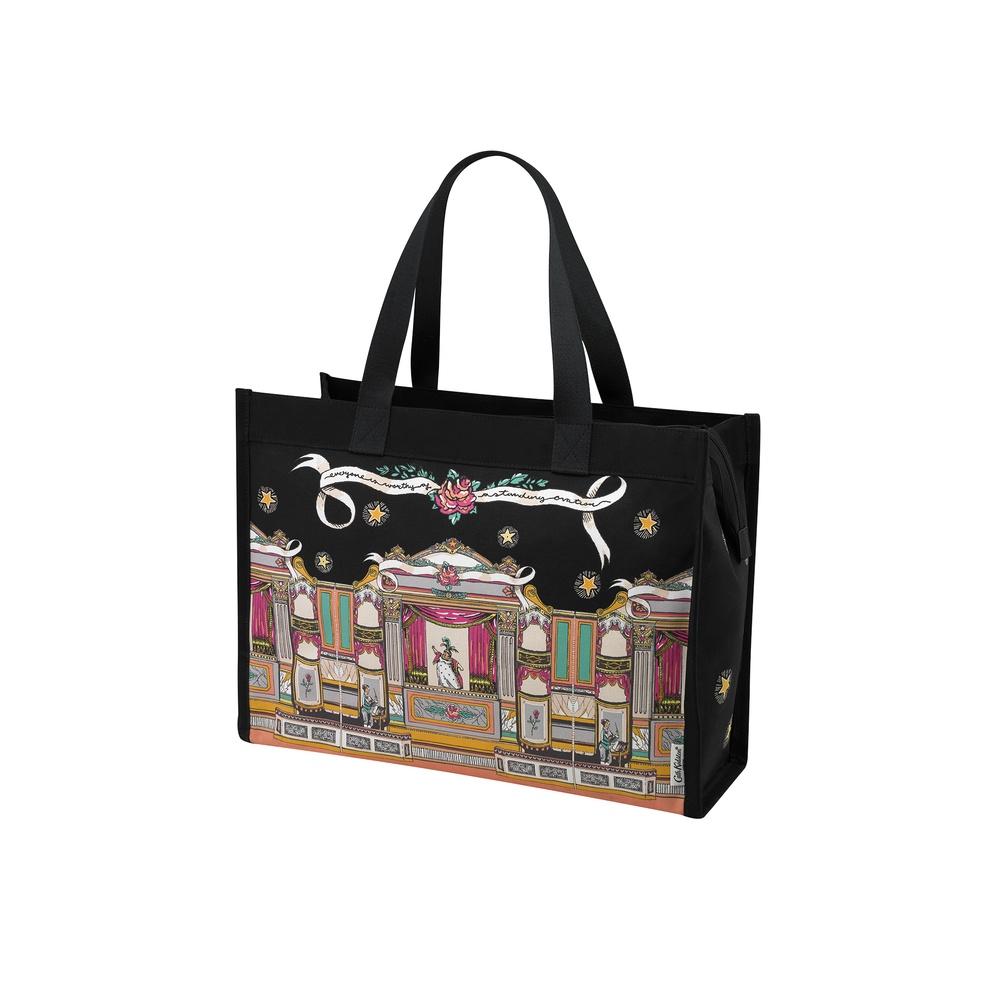 Cath Kidston - Túi đeo vai/The Sidekick Tote - Theatre Sidekick Tote - Black -1041163