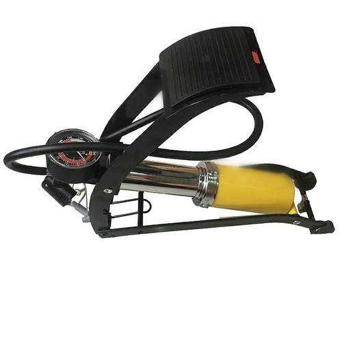 Ống bơm đạp FP0902A, bơm bánh xe máy, xe đạp, bơm banh, bơm phao, đồng hồ đo áp suất.