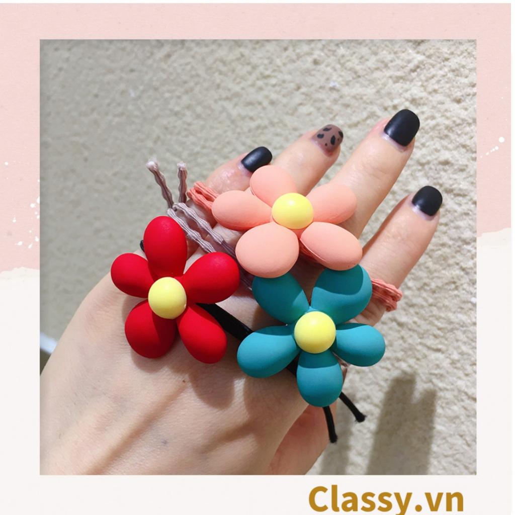 Dây cột tóc Classy phong cách hoa mùa hè PK1618