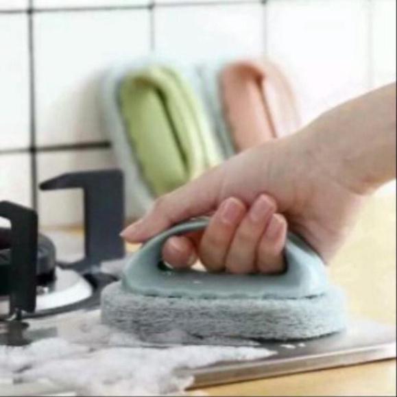 Miếng chà rửa đĩa có tay cầm thông minh | (TT65)