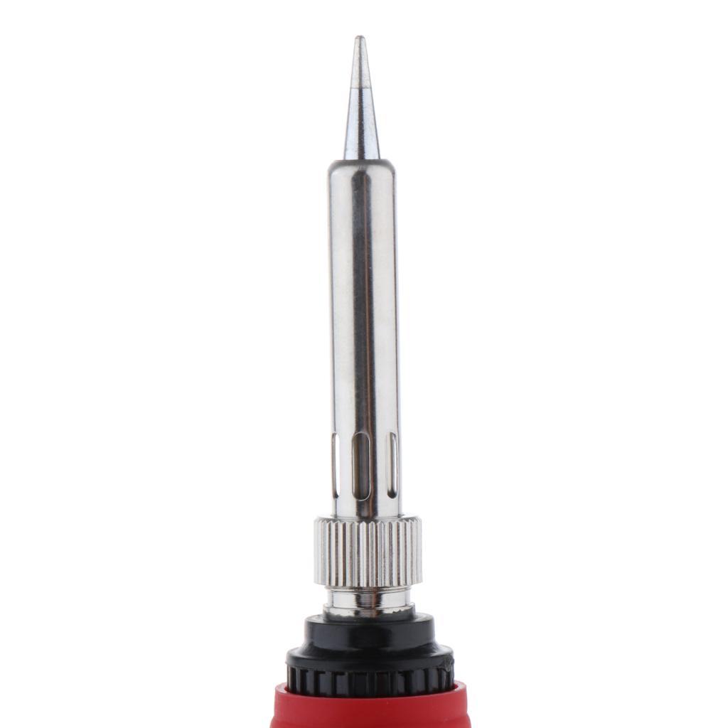 110V Adjustable Temperature Electric Soldering Iron Kit, Welding Rework Repair