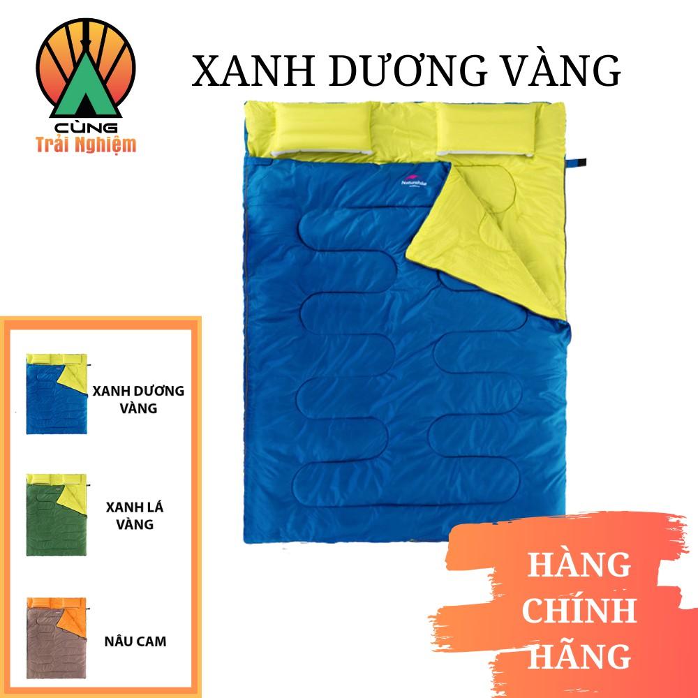 Túi Ngủ Đôi Chính Hãng Naturehike SD15M030-J Cho 2 Người, Siêu Gọn 2kg