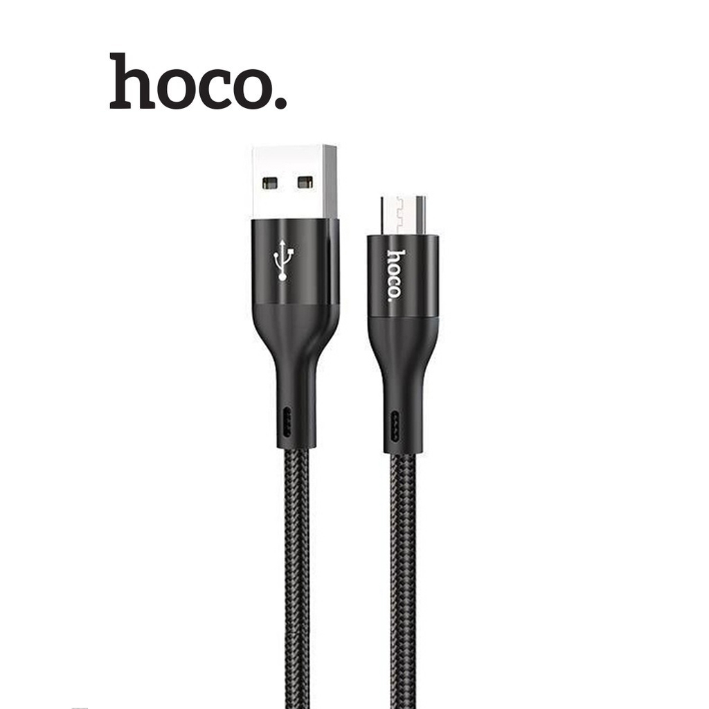 Cáp sạc nhanh 3A Hoco X2 Max Micro dây nylon siêu bền truyền data nhanh chóng ổn đinh cho Android dài 0.25M ( 2 màu )- Hàng chính hãng