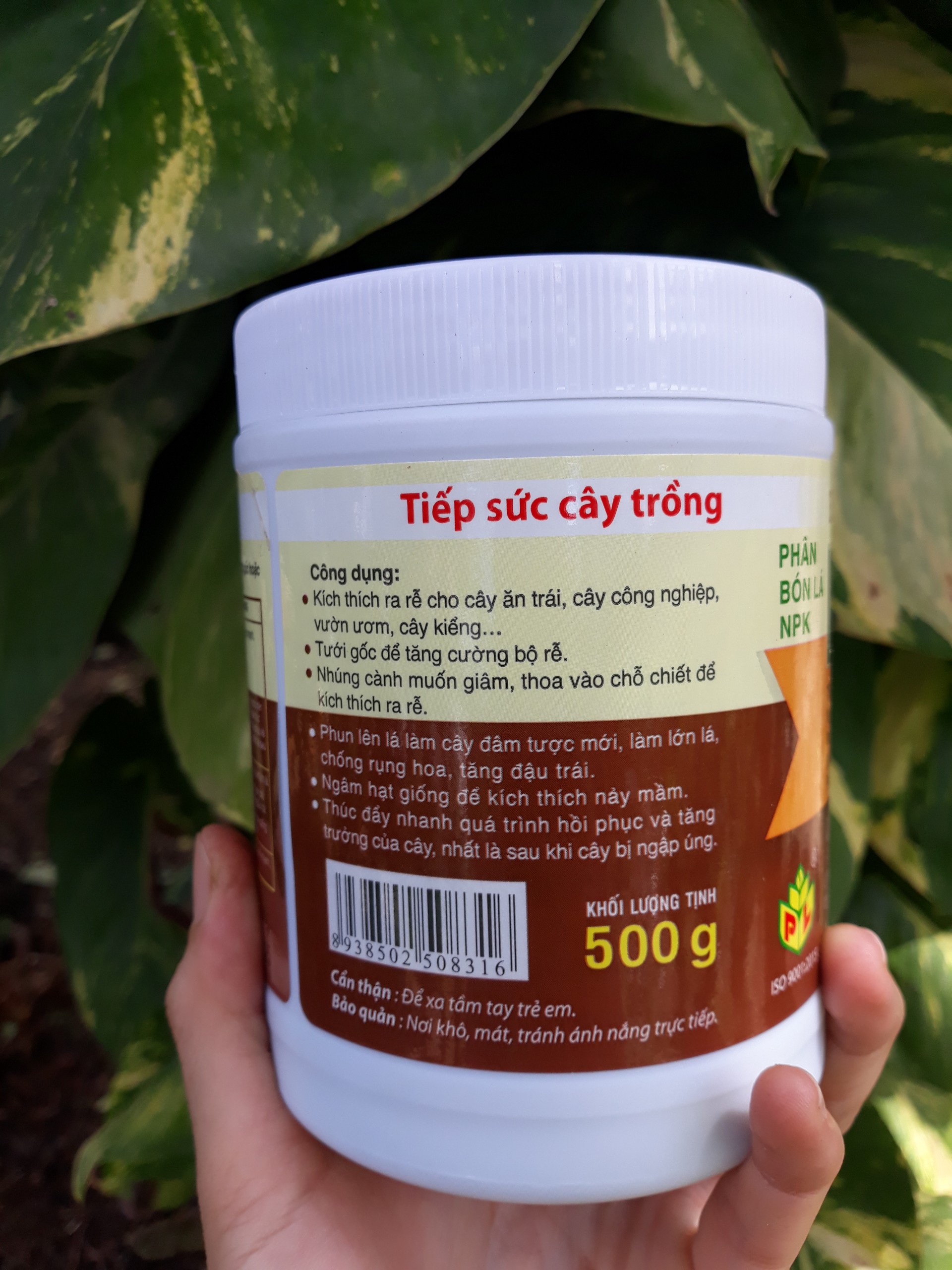 Phân bón kích rễ cực mạnh N3M hủ 500gram sử dụng cho cây kiểng, cây ăn trái, rau màu - hàng chuẩn công ty Phú Lâm