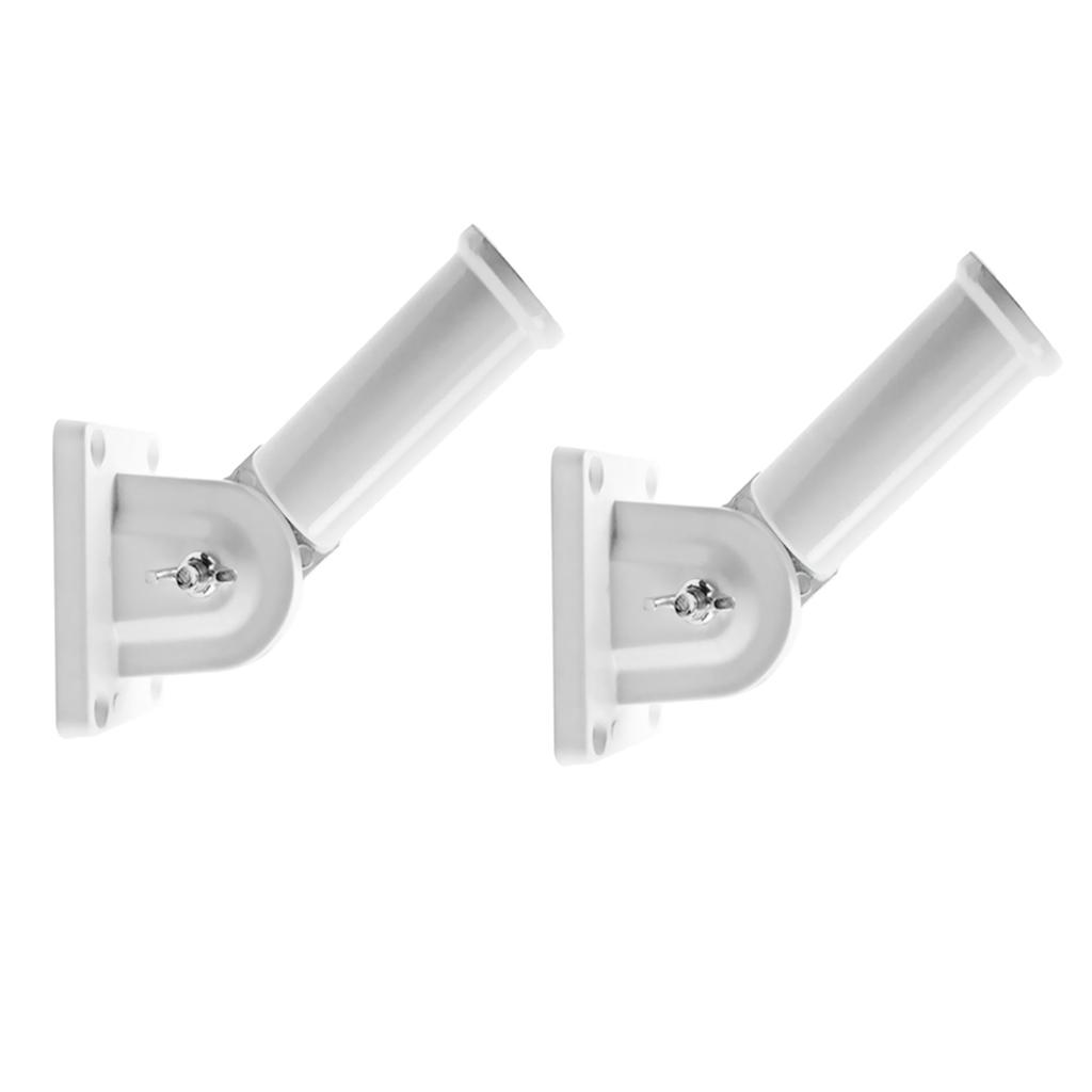 2 Chiếc 180 Deg Túi Cầm Có Thể Điều Chỉnh Bằng Kim Loại Và Nhựa Cột Cờ W/Ốc Vít