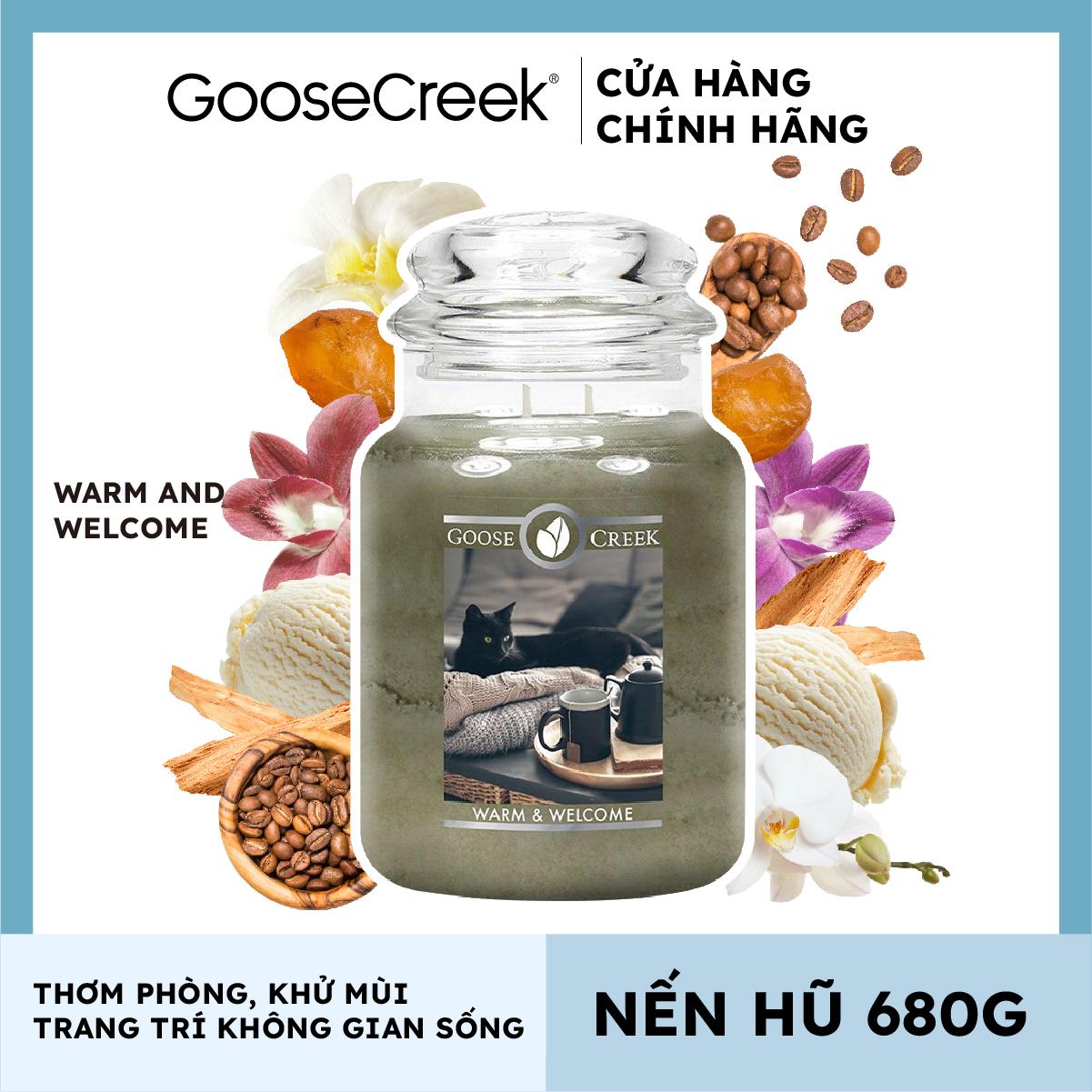 Nến hũ Goose Creek (680g) - Warm &amp; Welcome