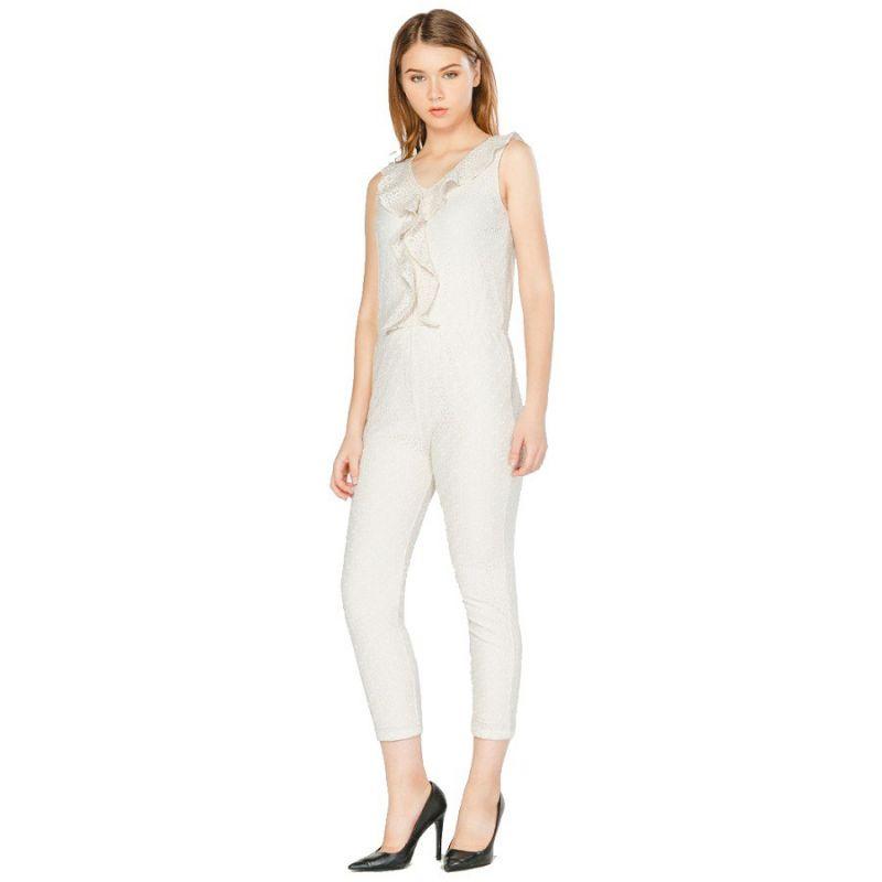 Jumpsuit Phối Bèo Thanh Lịch Cho Nữ
