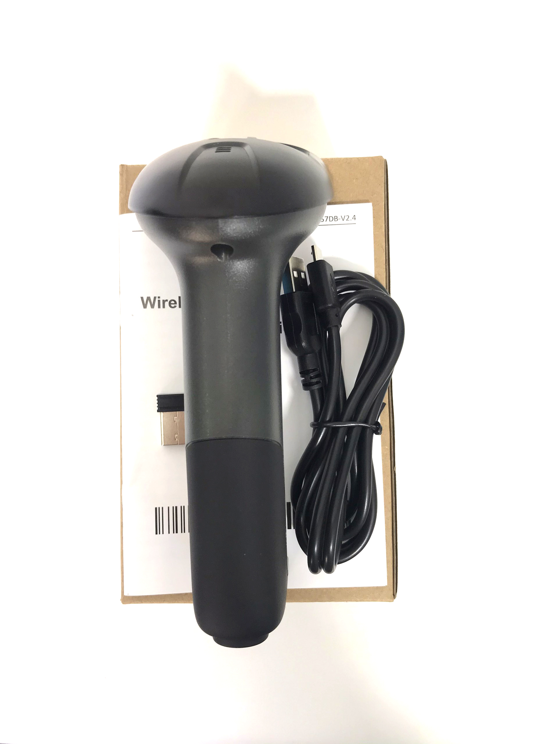 Máy quét mã vạch không dây YHD 6200DW 2D, Máy bắn mã vạch Barcode(1D) Qrcode(2D) không dây, Đầu đọc mã vạch không dây kết nối USB/ có dây dùng trên Máy tính, Laptop - Hàng nhập khẩu