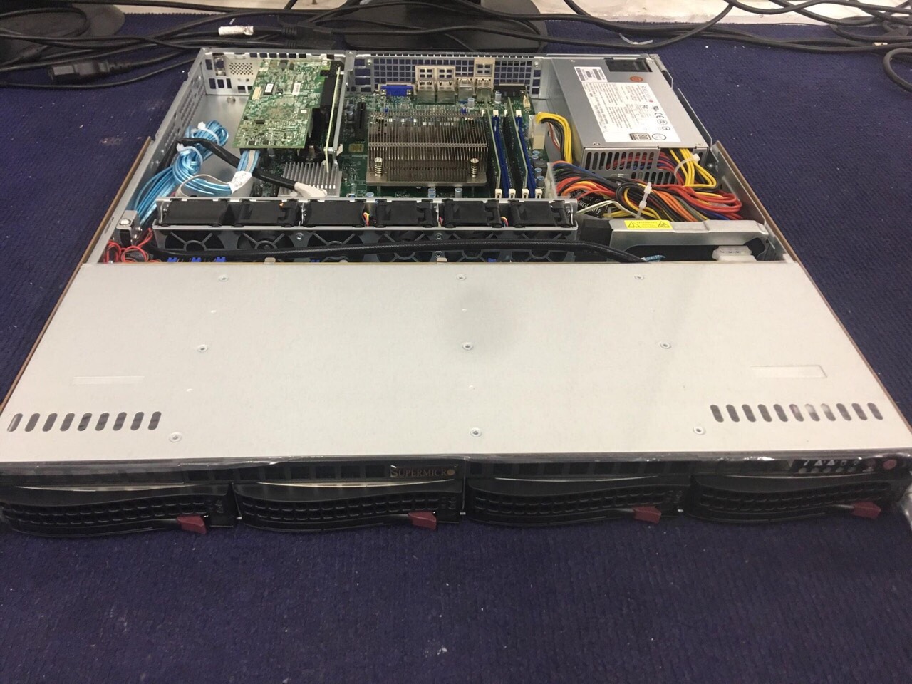 Chassis Supermicro CSE-813MFTQC-505CB - Hàng chính hãng